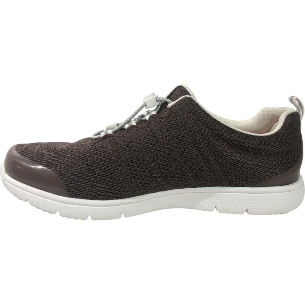 Propet TravelWalker II Sneakers Women 10W Brown Mesh Bungee Walking W3239